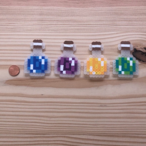 Accessories 4 Minecraft Perler Bead Potions Poshmark